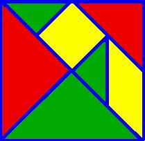 El Tangram es un puzzle geométrico antiguo de origen chino formado por 7 piezas