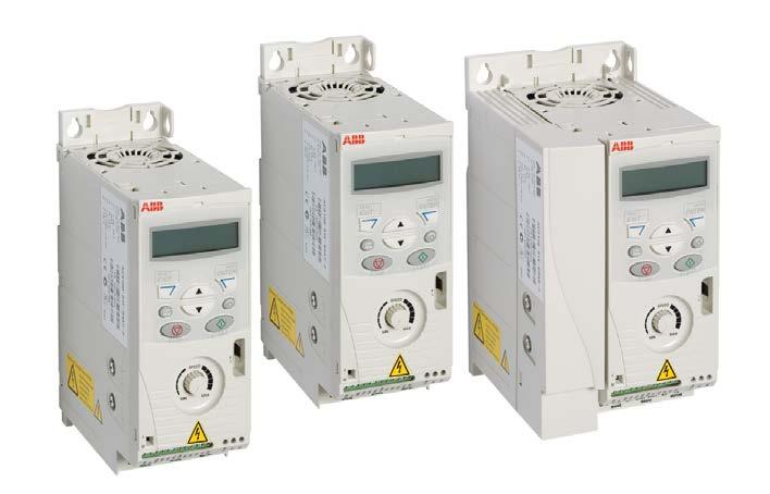 ACS150, DE 0,37 A 4 KW 11 Microconvertidores de frecuencia de ABB ACS150, de 0,37 a 4 kw 01 Tamaños de bastidor del ACS150: R0, R1, R2 En qué consiste?
