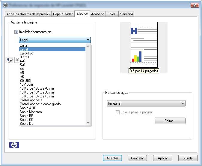 Adición de filigranas a los documentos con Windows 1.