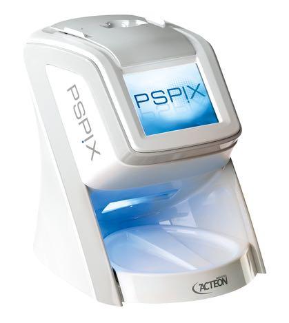 DIGITALIZACION ACTEON Escáner de radiología intraoral PSPIX Nuevo escáner de placas de fósforo: Preciso, atractivo y de tamaño reducido.