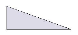 Los triángulos siguientes son semejantes por ser triángulos
