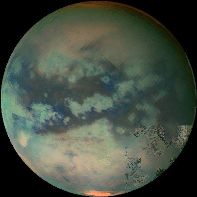 Titán Más grande que Mercurio Tiene una