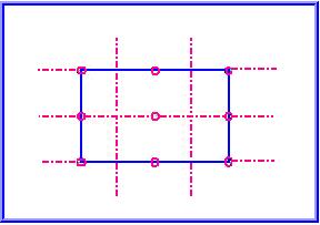 Generación de teselaciones periódicas: Grupos Cristalográficos Capítulo 1 El paralelogramo fundamental en este caso es un rectángulo.