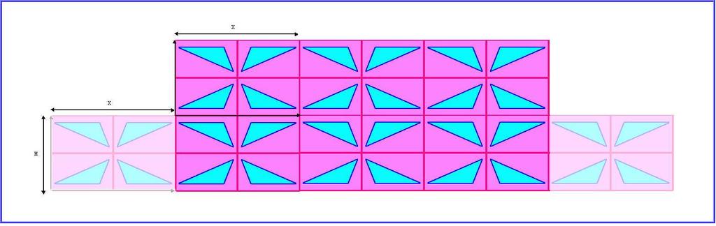 Generación de teselaciones periódicas: Grupos Cristalográficos Capítulo 2 Algoritmo de traslación del grupo pmm El algoritmo de traslación necesario para generar el mosaico del grupo pmm es el mismo