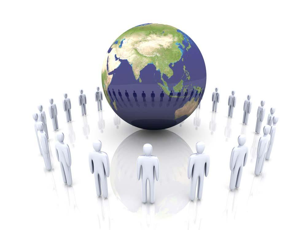Colaboración La comunidad global... aplicando el concepto de crear normas comunes.