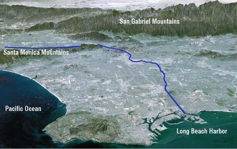 PLAN MATRO PARA LA REVITALIZACIÓN DEL RÍO DE LOS ANGEL SUMARIO EJECUTIVO SUMARIO EJECUTIVO CONTEXTO GEOGRAFICO DEL RIO DE LOS ANGEL El Río de los Angeles corre aproximadamente 51 millas desde su