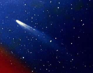 Cometas Las estrellas fugaces (Shooting stars) son meteoritos incandescentes cuando entran en la atmósfera.