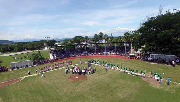 Apoyo al deporte El 11 de octubre de 2017, el equipo de los Guerreros de Oaxaca se enfrentó a