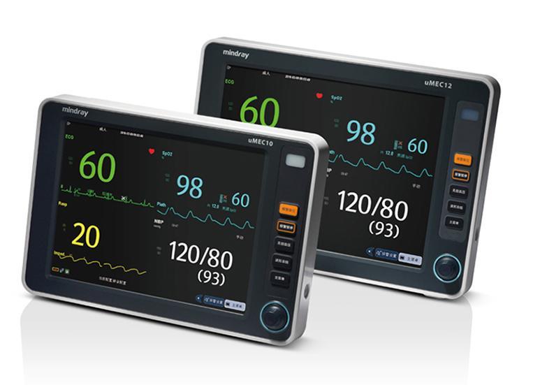 Monitor de Paciente umec10 La serie umec de monitores para pacientes sirve a las necesidades médicas ofreciendo una medición precisa y estable de parámetros