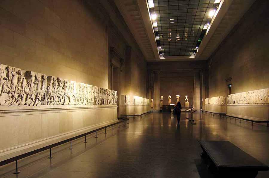 Escultura Período Clásico Hacia 443 y 438 a. C. Panateneas. Museo británico.