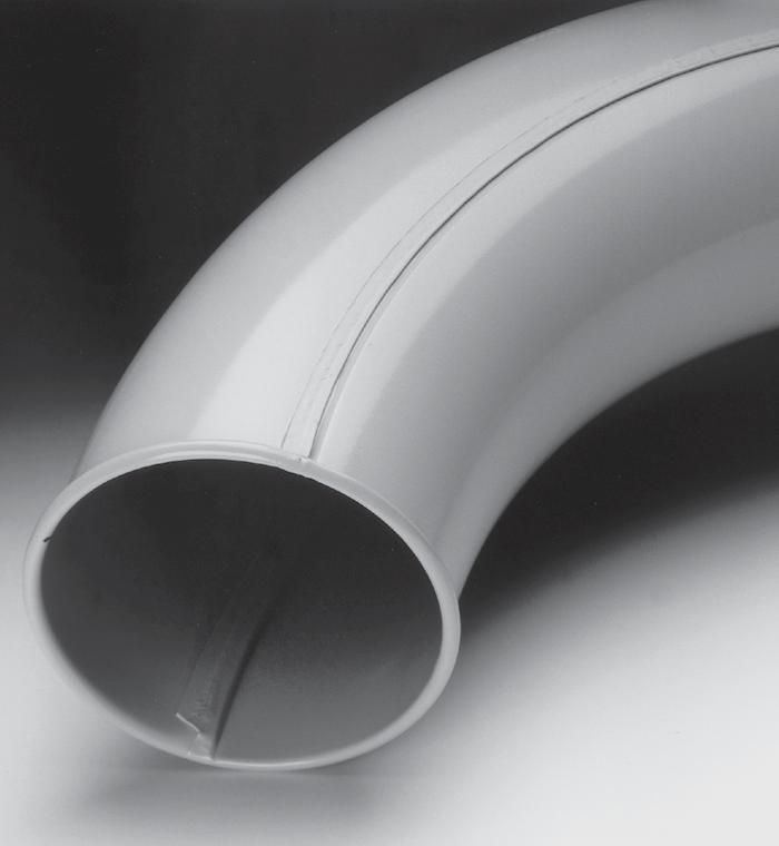 El sistema de tubería OK es ideal para transporte neumático y mecánico así como también para aplicaciones de ventilación en la industria.