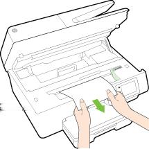 PRECAUCIÓN: Si se rasga el papel mientras se retira de los rodillos, compruebe que no hayan quedado fragmentos de papel