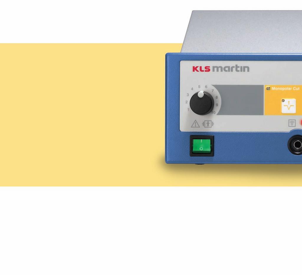 Seguridad con sistema Equipo de cirugía de AF Minicutter Como equipo de electrocirugía universal, el Minicutter cubre muchas aplicaciones tanto en el consultorio médico como también en intervenciones