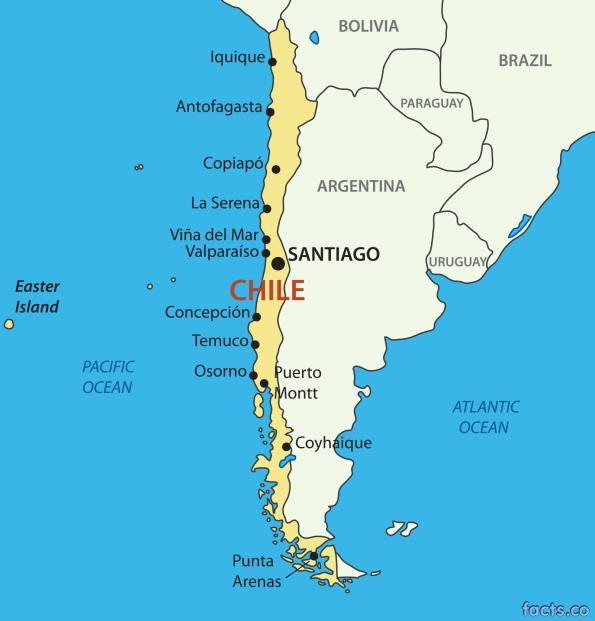Los riesgos naturales de Chile Chile está localizado en el llamado anillo de fuego del Pacífico.