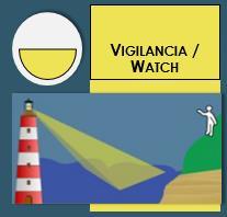 Vigilancia: Este mensaje se emite cuando ha ocurrido un evento que más tarde pueda afectar la zona costera.
