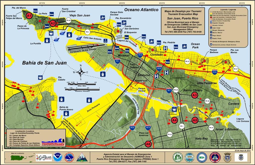 Ape ndices Apéndice 1: Mapa de desalojo por tsunami de San Juan desarrollado por la RSPR.