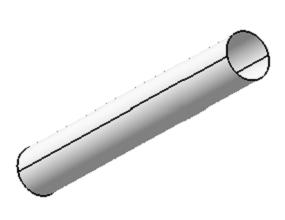 1.3) posee una estructura de Nitinol junto con un recubrimiento de tela de PET. El stent se ha modelado como un cilindro (Ilustración 3.1.4).