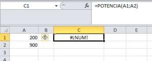 Solución: cambie el rango para q tenga un valor; cambie el rango para q incluya la misma fila o la misma columna q contenga la formula 6. ERROR # NUM!