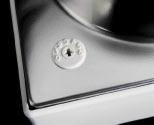 LLENADO DEL RECIPIENTE DE SAL Si la dureza del agua es superior a 1-2 (media), antes de utilizar el lavavajillas, llenar el recipiente con sal regeneradora (el grado de dureza puede preguntarse al