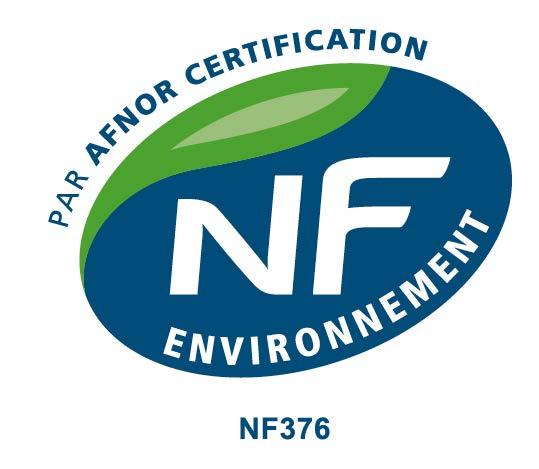 Por ello, hemos obtenido la etiqueta ecológica «NF Environnement».