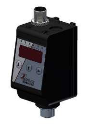 Características técnicas BCM-WR/BCM-WD Sensor con indicador y dispositivo de control Electrónica de análisis y de pantalla Pantalla LED de 4 dígitos y 7 segmentos Unidad de indicación Humedad