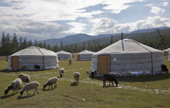 Alojamientos Campamento de Gers en Mongolia Interior de un Ger En las ciudades se duerme en hoteles de categoría turista (1ª cat. en Pekín), funcionales y céntricos.