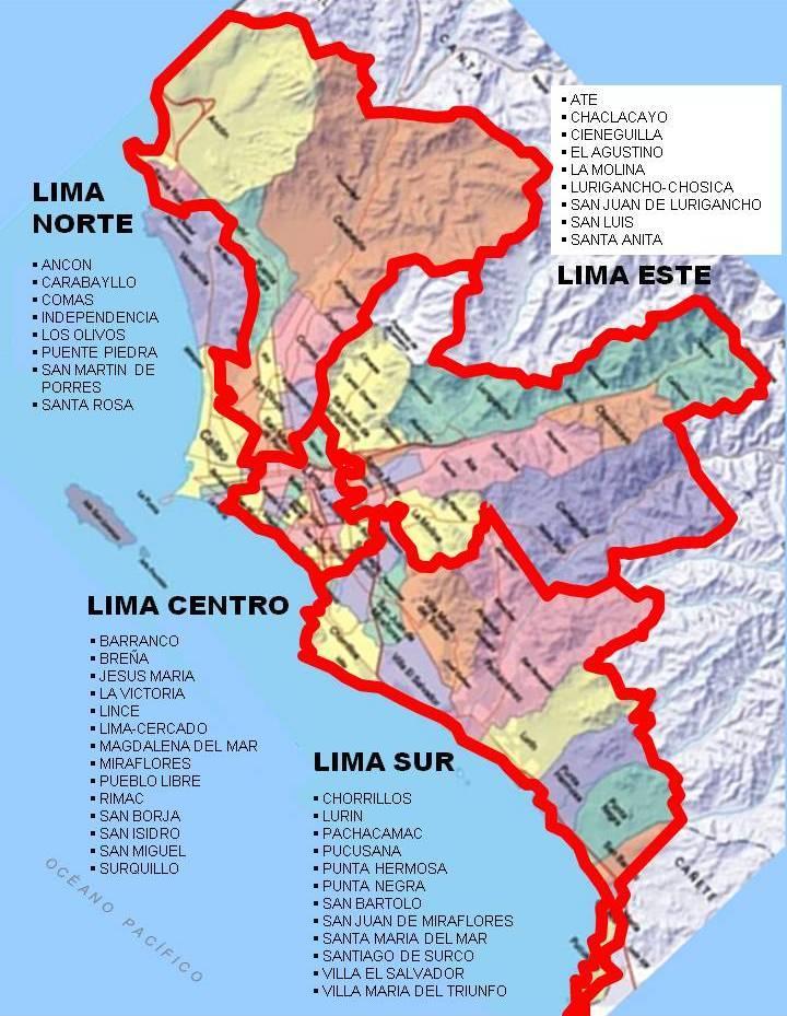 Ámbito de Intervención: Lima Metropolitana Fuente: Plan Provincial / Regional de Prevención y Atención de
