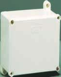 safybox cajas CAJAS ESTANCAS (Cajas sin prensaestopas colocados) Instalaciones eléctricas exteriores o aquellas donde sea necesario un grado IP alto. Código ref.