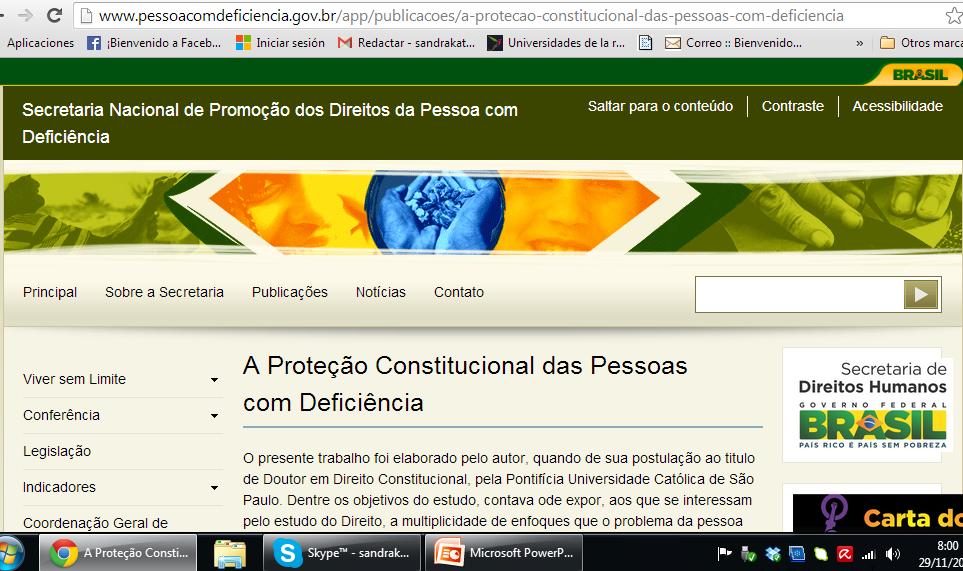 Extensión- Accesibilidad Gestión Brasil: Publicación libre y accesible sobre como litigar frente a la vulneración de derechos de las personas con