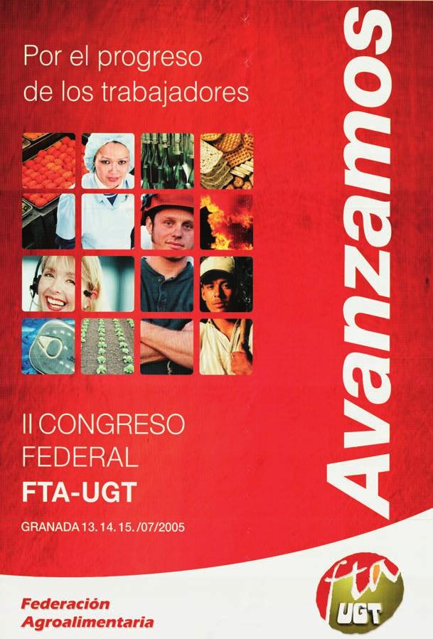 convenio de colaboración para fomentar el Sector Agroalimentario, en marzo de 2009 Nuevo logo de la FTA Tríptico de FTA sobre firma por UGT