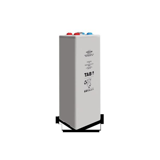 BATERÍAS OPzV TAB OPzV son baterías de plomo-ácido gelificadas, reguladas por válvula VRLA. Son la fuente de energía ideal para muchas aplicaciones en stand by.