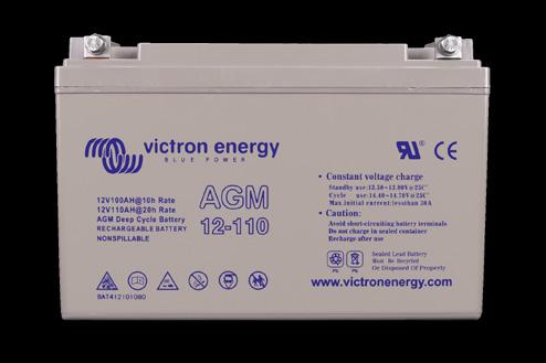 BATERÍAS MONOBLOQUES AGM VICTRON ENERGY Baterías selladas sin mantenimiento.