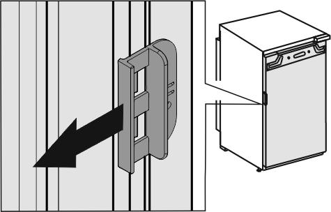 Medidas del aparato AVISO Peligro de daños a consecuencia del agua de condensación! Si su aparato no es Side-by-Side (SBS): u No instale el aparato directamente junto a otro frigorífico/ congelador.