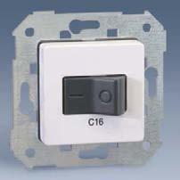 Protección y seguridad 75410-30 75411-30 Interruptor automático magnetotérmico 10 A 1P+N. Interruptor automático magnetotérmico 16 A 1P+N.