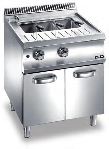 Domina 700 / cocina modular Cocinas Catálogo General 2015 281 CUECEPASTAS Ideales para la cocción de pasta, arroz, verduras y huevos.