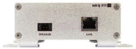 exstreamer p5 de Barix Decodificador de audio IP universal y multiformato con amplificador y conexión PoE.