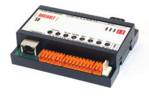Barix Barionet 50 Servidor programable de dispositivos de E/S con 2 puertos serie, 8 E/S digitales, interfaz web vía Ethernet 10/100 incorporada y compatible con los protocolos 1-wire de Dallas, SNMP