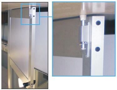 ligeras (máximo kgs.) - 130x mm for light doors (maximun kgs.