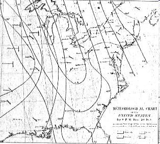 1816-1820 Brandes Propone el método sinóptico en Baviera 1842 Elias Loomis Primer mapa sinóptico mostrando una tormenta que afectó al este de USA.