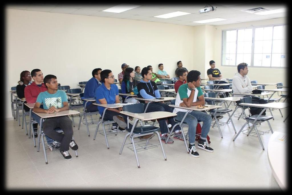 Presentación de Becas a estudiantes El martes 21 de febrero se realizó una presentación de becas a estudiantes de la Facultad, con la Ing.