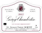 Domaine Thierry Mortet 2012 Gevrey-Chambertin Francia, BOURGOGNE 82,00 100% Pinot Noir