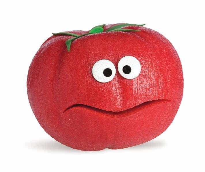 IT S THE BIG TOMATO! YOU RE the Big Tomato? Elmo says. I thought you d be a little... bigger? says Rosita.