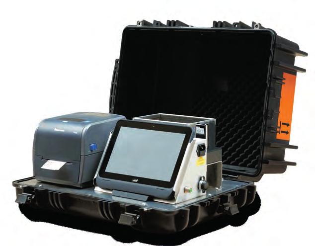 B195R30 Unidad de mando para el software SF 6 Monitoring Manager Sistema de supervisión para la conexión al dispositivo de pesaje y aparatos de relleno Portátil en un maletín de transporte En