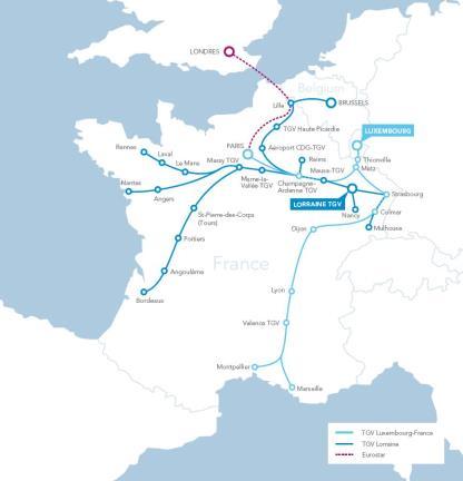 TGV FRONTERIZO CONEXIÓN ENTRE FRANCIA & BRUSELAS,