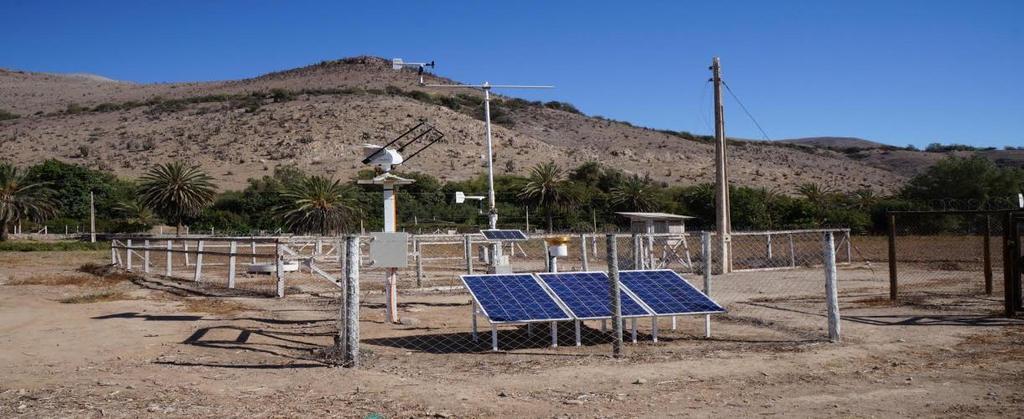 Seguidores Solares Por otro lado el proyecto medirá radiación directa y difusa en tres puntos de la región por lo que en Combarbalá, Vicuña y La Serena se instalaron tres seguidores solares que