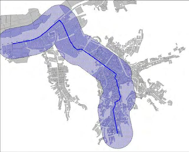 Estudio de Factibilidad del Transporte Urbano en el Área Metropolitana de Lima y Callao en la República del Perú Informe Final mayor es el área cubierta. Figura 13.