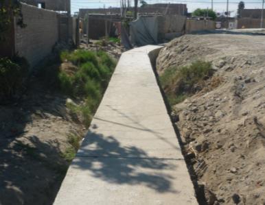 FOTOS DE OBRAS Nombre de la Obra : Mejoramiento del Canal Acequia Ocas San Luis en el Tramo Urbano de la Localidad de Túpac Amaru Inca Código