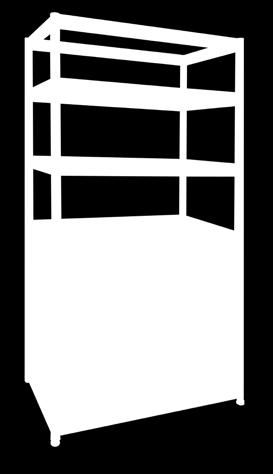 Fixed door locked (beech or white). Puerta plegable.