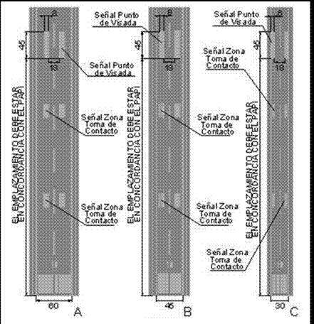LAR 154 Apéndice 5 Señalización del Área de Movimiento Capítulo 1 Señales de Pista Pavimentadas Figura 1-5-2.