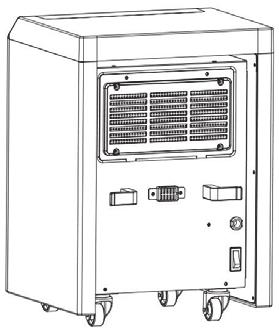 8.- Si usted no va a usar su calefactor por un período prolongado, remueva las pilas del control remoto (para prevenir corrosión) como se muestra a continuación. Guarde el remoto en un lugar seguro.
